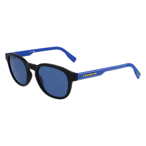 Lacoste L968SX 002-51 Matte Black / Solid Blue Lenses