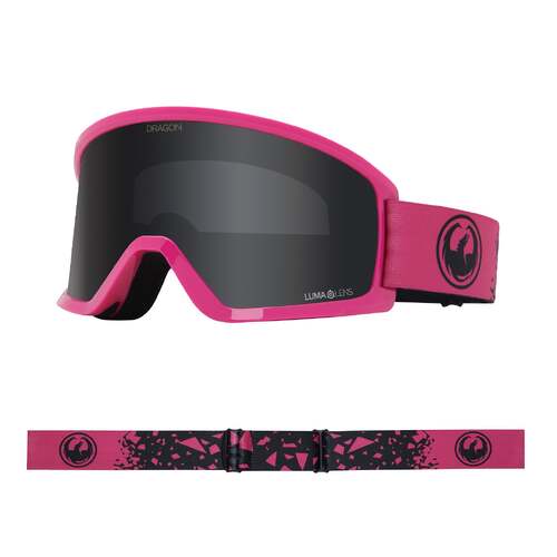 Dragon Goggles DX3 OTG DRG157 690-61 Blasted Pink / Dark Smoke Luma Lens