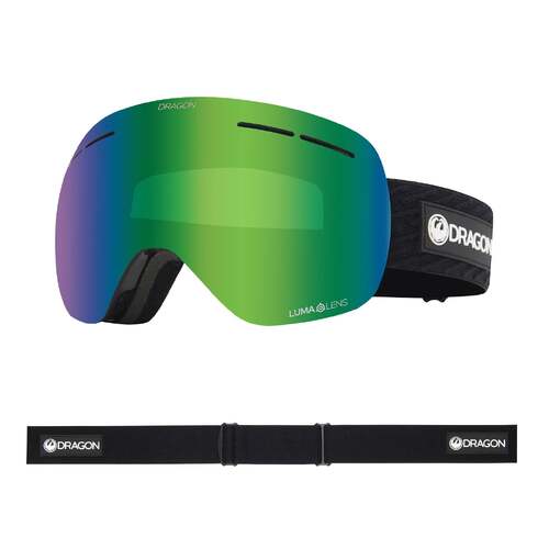 Dragon Goggles X1S DRG152 013-70 Icon Green / Green Ion Luma Lens