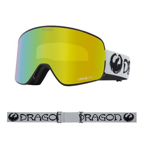 Dragon Goggles NFX2 DRG40458 051-60 Classic Grey / Gold Ion Luma Lens & Amber Luma Lens