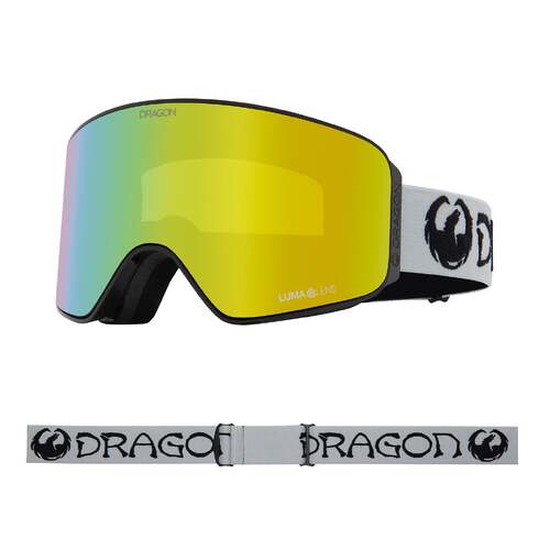 Dragon Goggles NFX MAG OTG DRG150 051-61 Classic Grey / Gold Ion Luma Lens & Amber Luma Lens