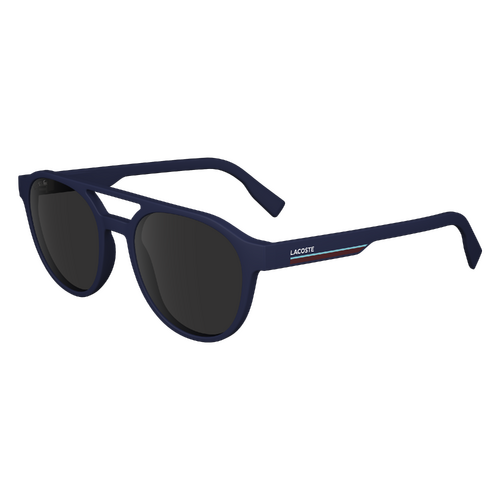 Lacoste L6008S 424-53 Matte Blue / Solid Smoke Lenses