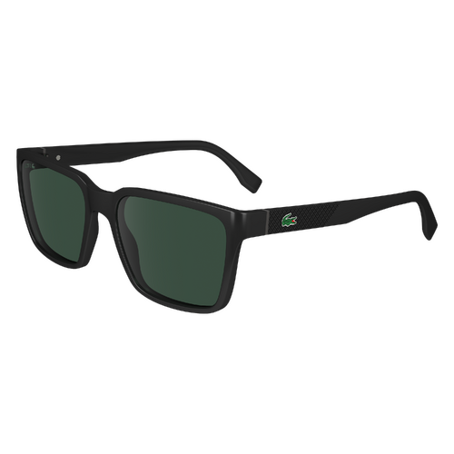 Lacoste L6011S 001-56 Black / Solid Green Lenses