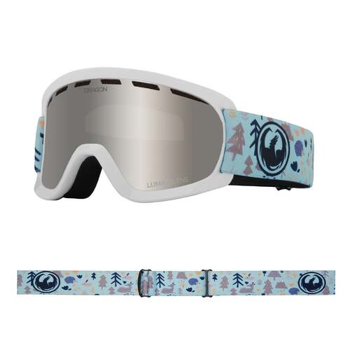 Dragon Goggles LIL D DRG181 336-44 Forest Friends / Silver Ion Luma Lens