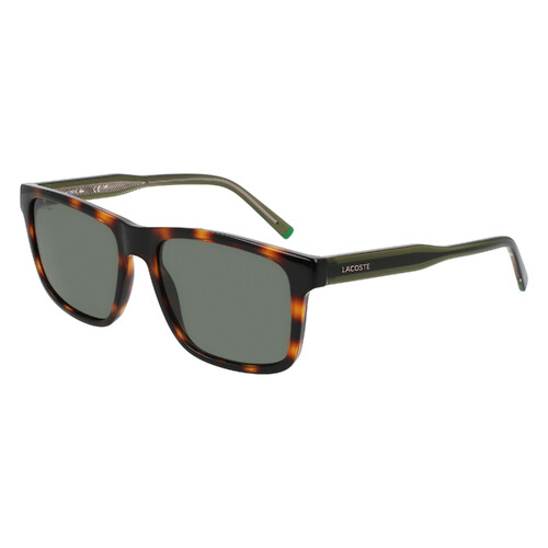 Lacoste L6025S 214-56 Havana / Solid Green Lenses