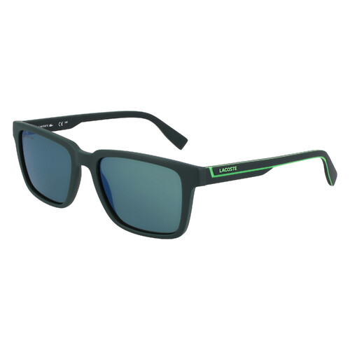 Lacoste L6032S 301-54 Matte Green / Solid Green Flash Mirror Lenses