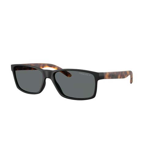 Arnette Slickster AN4185 227381-59 Black Rubber / Dark Grey Polarised Lenses