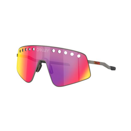 Oakley Sutro Ti Sweep OO6025-0338 Matte Gunmetal / Prizm Road Lenses