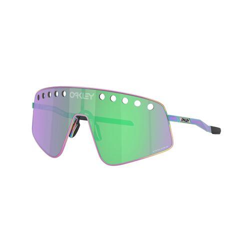 Oakley Sutro Ti Sweep OO6025-0538 Polished Oil Slick / Prizm Road Jade Lenses