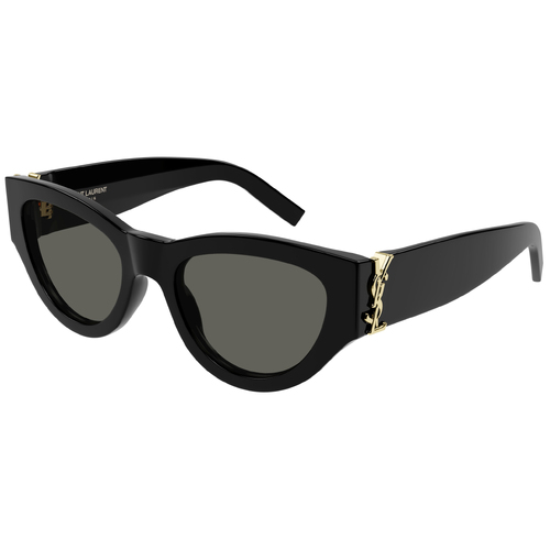 Saint Laurent SLM94F 001 Black / Grey Lenses