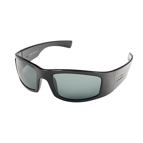 Spotters Coyote+ Gloss Black / Carbon Polarised Lenses