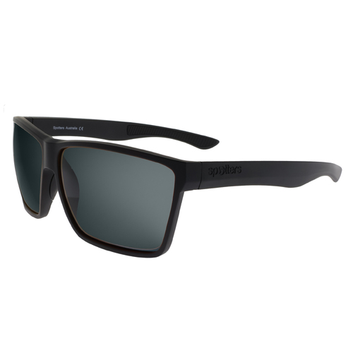 Spotters Villain Matte Black / Carbon Grey Polarised Photochromic Lenses