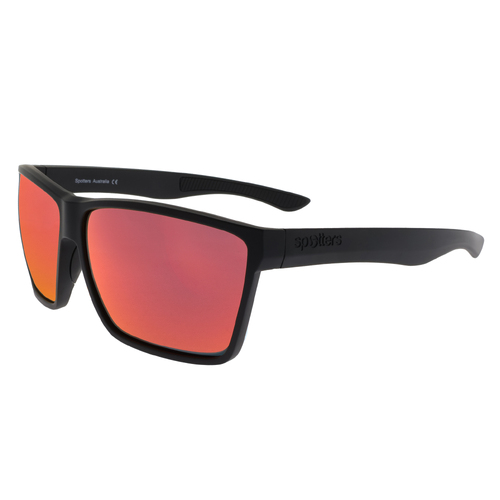 Spotters Villain Matte Black / Ignite Red Polarised Lenses