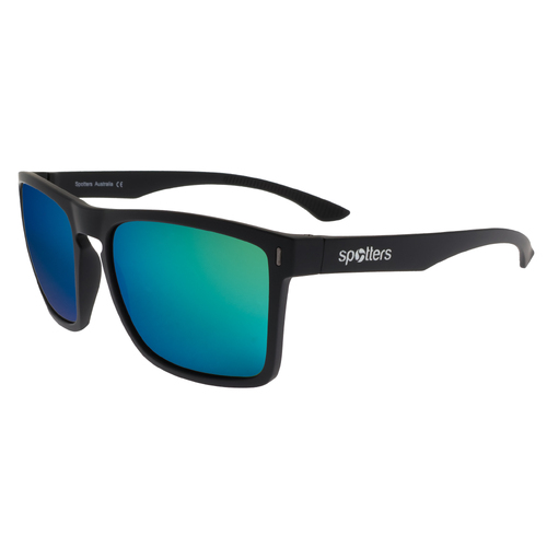 Spotters Phantom Matte Black / Nexus Mirror Polarised Lenses