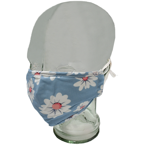 Kato Blue Flower Face Mask