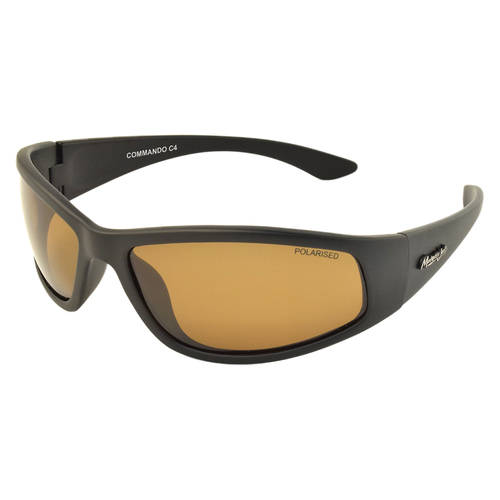 Mangrove Jacks Commando C4 Matte Black / Brown Polarised Lenses