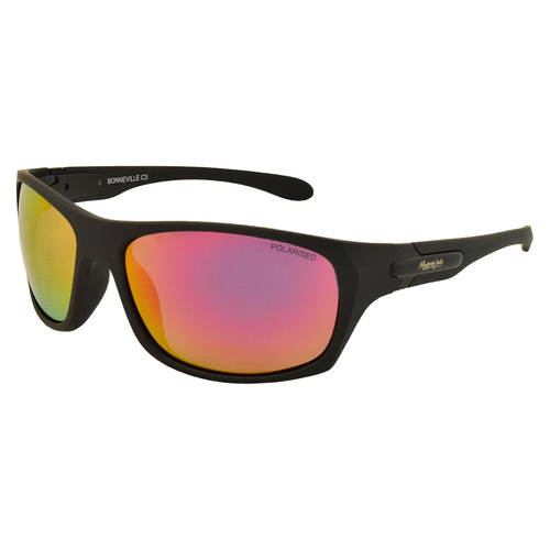 Mangrove Jacks Bonneville C3 Matte Black / Red Revo Polarised Lenses