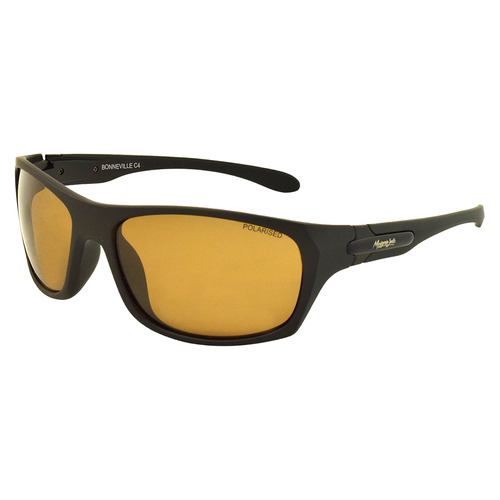 Mangrove Jacks Bonneville C4 Matte Black / Brown Polarised Lenses