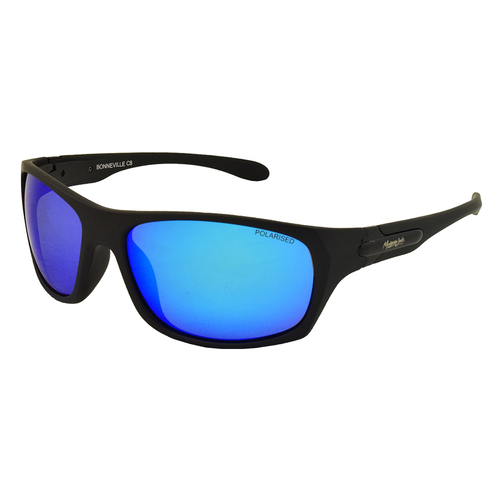 Mangrove Jacks Bonneville C8 Matte Black / Ice Blue Revo Polarised Lenses