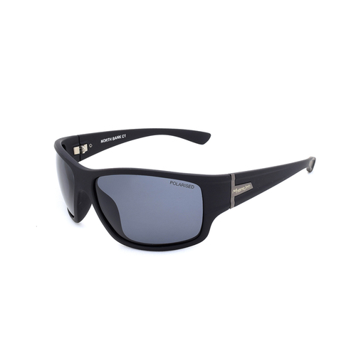 Mangrove Jacks North Bank C1 Matte Black / Smoke Polarised Lenses