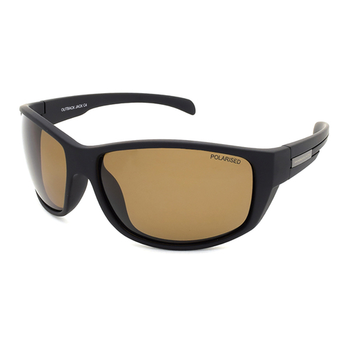 Mangrove Jacks Outback Jack C4 Matte Black / Brown Polarised Lenses