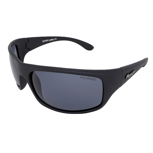 Mangrove Jacks Super Hawk C5 Matte Black / Smoke Polarised Lenses