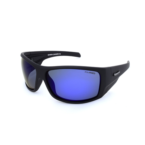 Mangrove Jacks Barra Chaser C2 Matte Black / Blue Revo Polarised Lenses