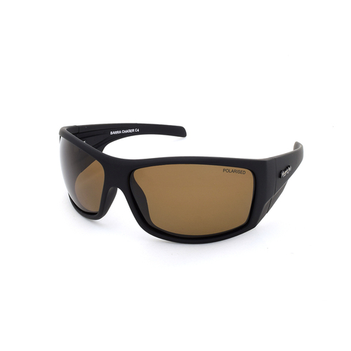 Mangrove Jacks Barra Chaser C4 Matte Black / Brown Polarised Lenses