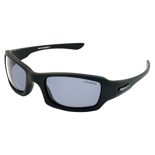 Mangrove Jacks Bar Crusher C1 Matte Black / Smoke Polarised Lenses