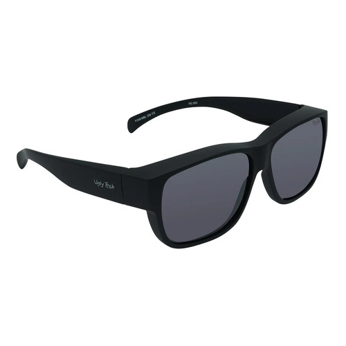 Ugly Fish Fit Overs P208 MBLSM Matte Black / Smoke Polarised Lenses