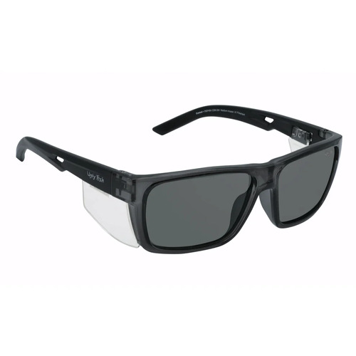 Ugly Fish Comet Safety RSP484 CSMSM Crystal Smoke / Smoke Polarised Lenses