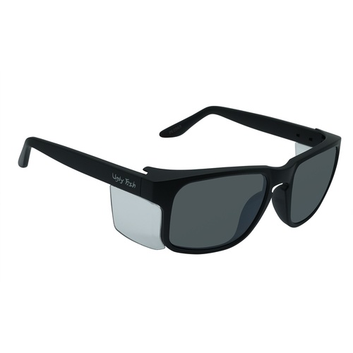 Ugly Fish Freestone Safety RSP602 MBLSM Matte Black / Smoke Polarised Lenses