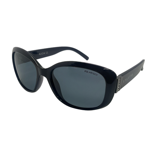 Stiletto Alicia C1 Black / Smoke Polarised Lenses