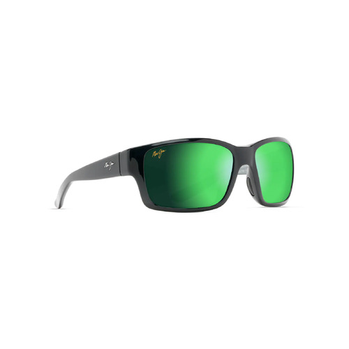 Maui Jim Mangroves Custom MM604-005 Black Gloss w Grey Interior / MAUIGreen Polarised Lenses