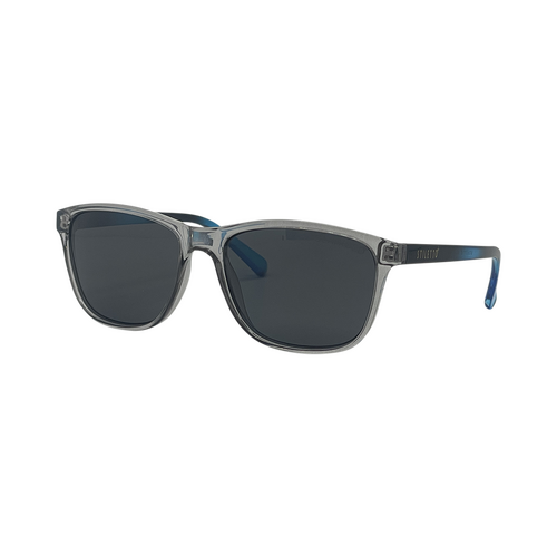 Stiletto April C9 Crystal Dark Smoke w Blue Fade / Smoke Polarised Lenses