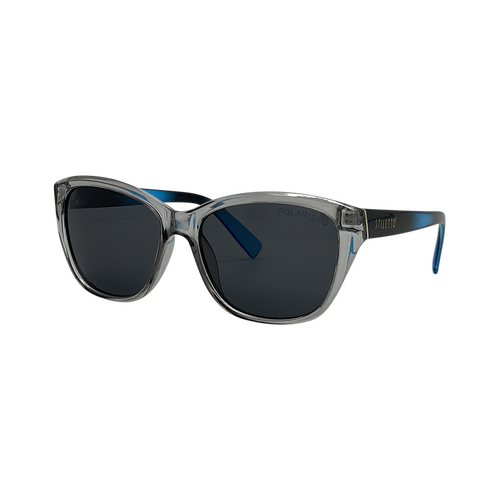 Stiletto Coral C9 Crystal Dark Smoke w Blue Fade / Smoke Polarised Lenses