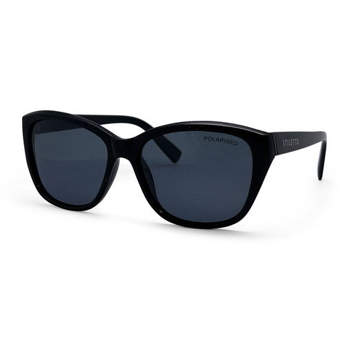 Stiletto Elsie C1 Black / Smoke Polarised Lenses