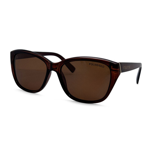 Stiletto Elsie C4 Crystal Dark Brown / Brown Polarised Lenses