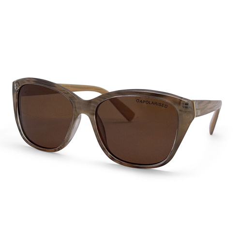 Stiletto Elsie C5 Crystal Brown w Stripe / Brown Polarised Lenses