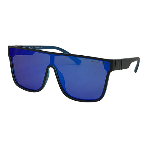 Mangrove Jacks For Your Eyes Only C2 Matte Crystal Blue / Blue Revo Polarised Lenses