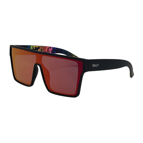 Mangrove Jacks What You Need C3 Matte Black / Red Revo Polarised Lenses