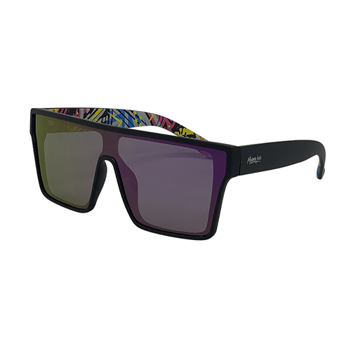 Mangrove Jacks What You Need C7 Matte Black / Purple Revo Polarised Lenses