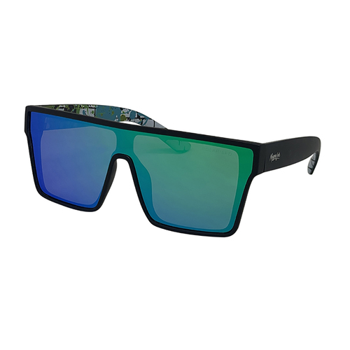 Mangrove Jacks What You Need C11 Matte Black / Green Revo Polarised Lenses