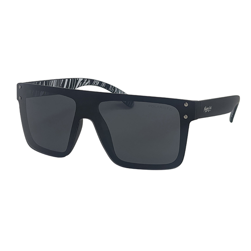 Mangrove Jacks Never Say Never C5 Matte Black / Smoke Polarised Lenses