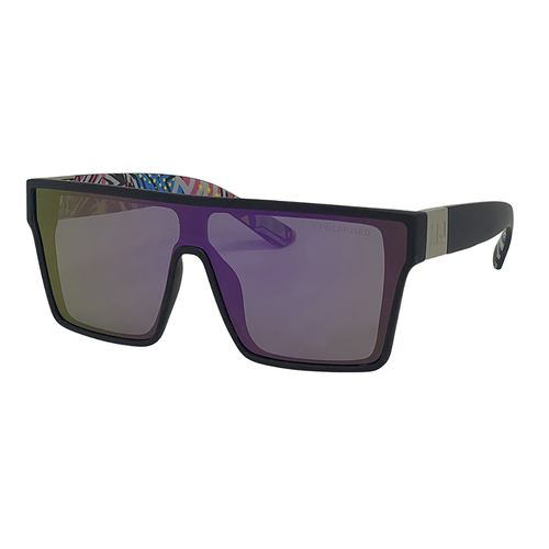 Mangrove Jacks Sin by The Sea C7 Matte Black / Purple Revo Polarised Lenses