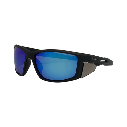 Mangrove Jacks Cadiz C2 Matte Black / Blue Revo Polarised Lenses