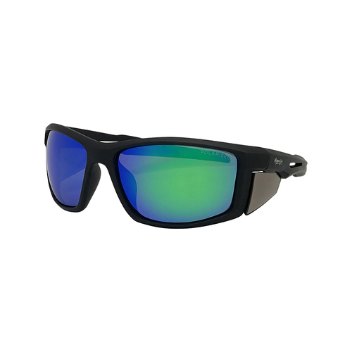 Mangrove Jacks Cadiz C11 Matte Black / Green Revo Polarised Lenses