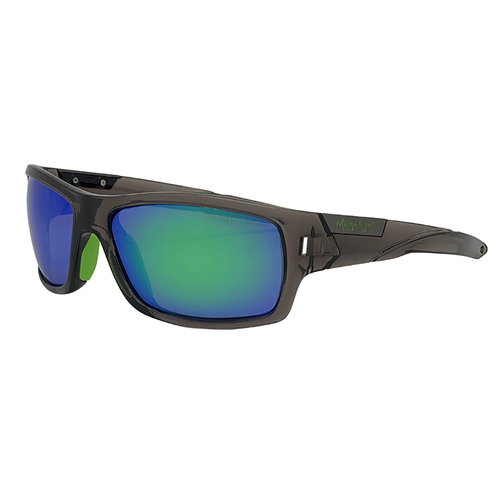 Mangrove Jacks Barrel C11 Crystal Smoke / Green Revo Polarised Lenses