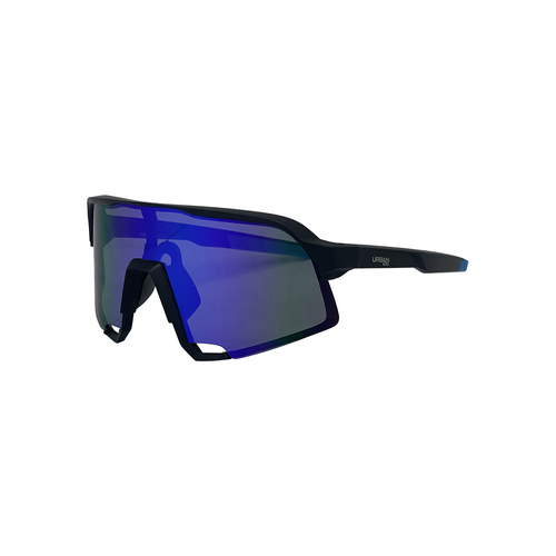 Urban Zoo Sumatra C12 Matte Black / Smoke w Blue Revo Lenses