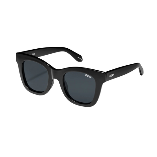 Quay After Hours QW-000180 Shiny Black / Black Gradient Polarised Lenses